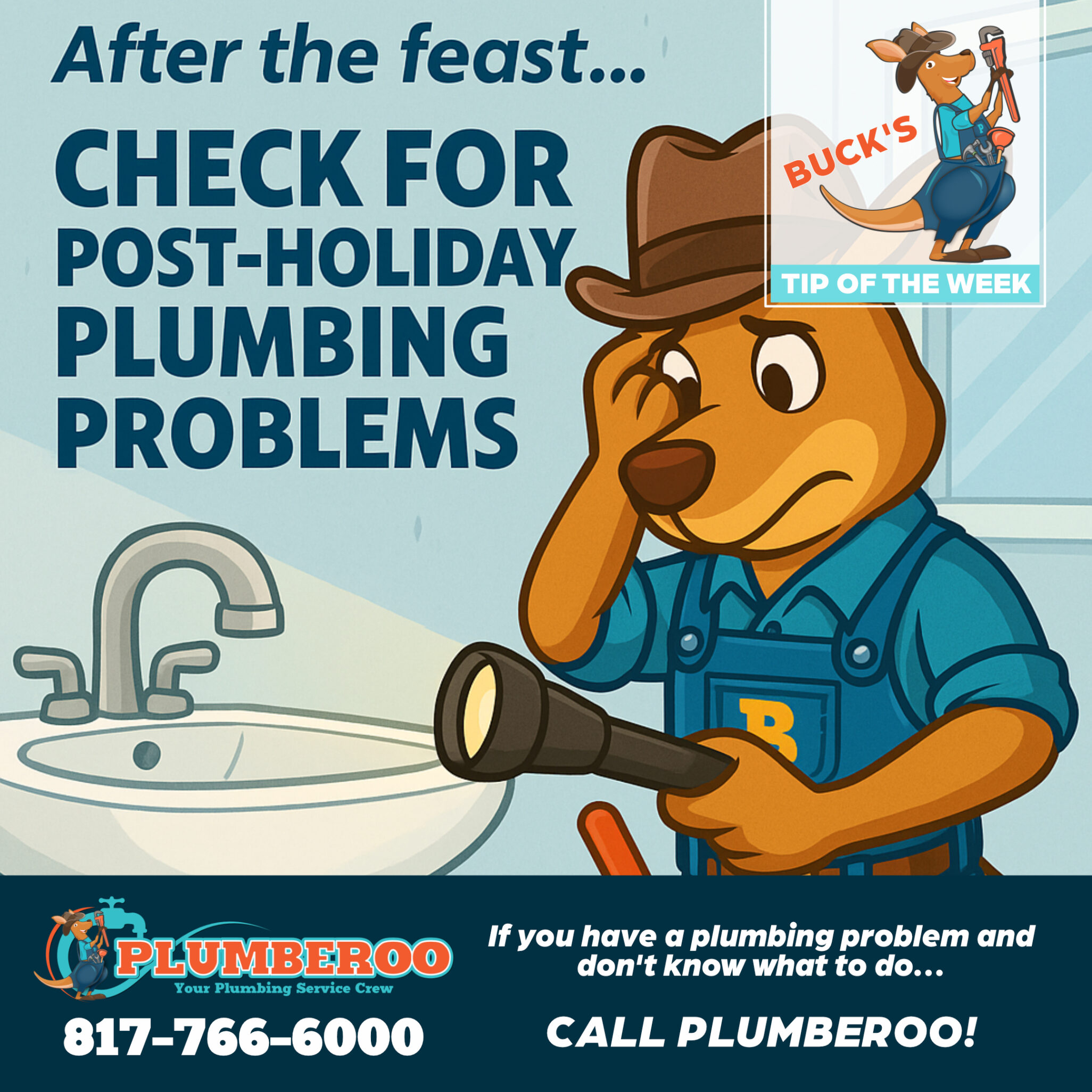 Post-Holiday Plumbing — Don’t Ignore the Warning Signs!
