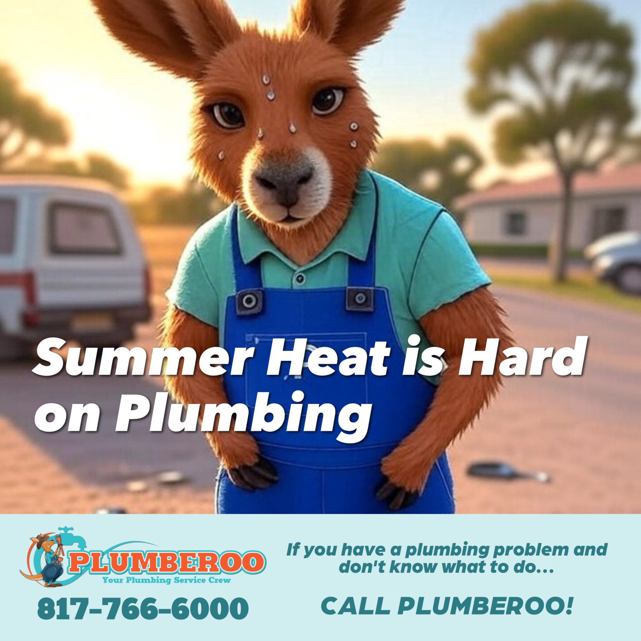summer heat is hard on plumbing
